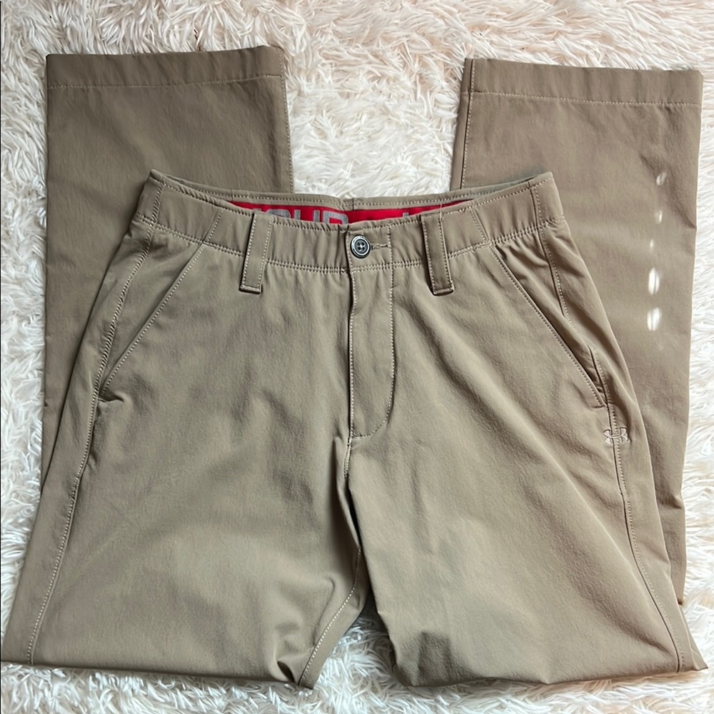 UNDER ARMOUR Men's Size 28W Tan Pants